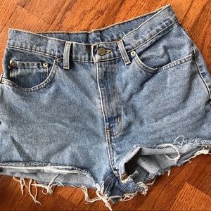 Vintage Ralph Lauren cut off shorts
